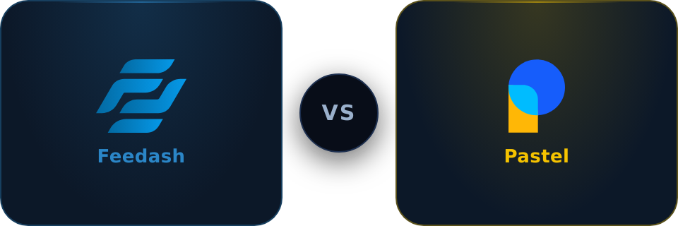 Feedash vs Pastel comparison